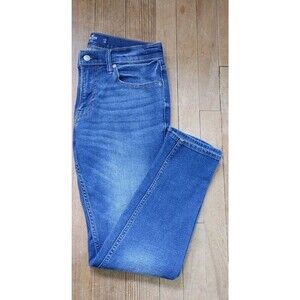 Y2K Hollister Women's Skinny Stretch Jeans Stonewashed Dark Wash Denim 31 W 30 L